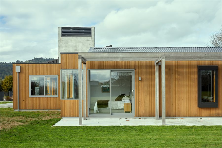 Metropolis Porpoise joinery complements the colour scheme